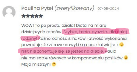 Opinia o diecie dla zabieganych I edycja Dietetycznie Zakręcona