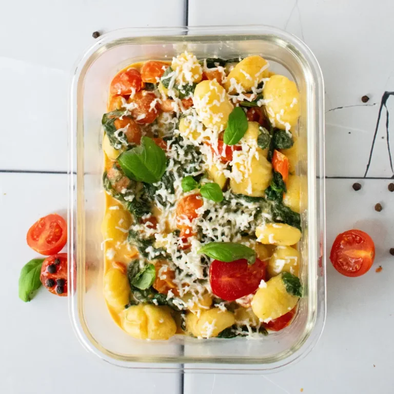 Kremowe gnocchi ze szpinakiem