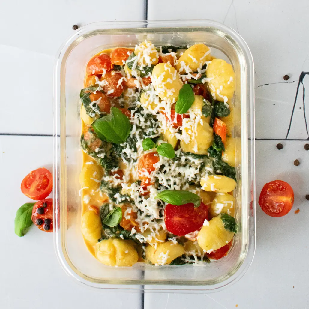 Kremowe gnocchi ze szpinakiem