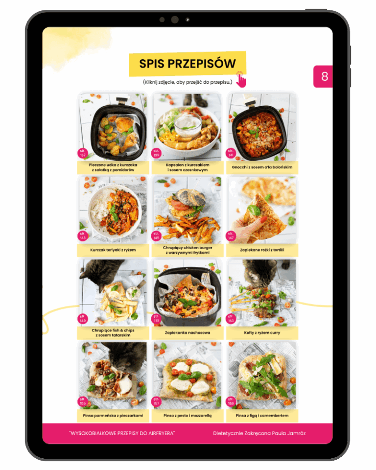 Wysokobiałkowe przepisy z airfryera 8